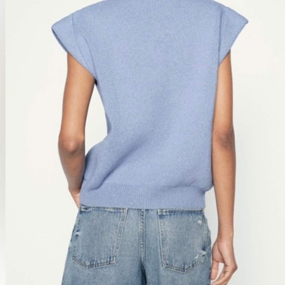 Zara blue vest